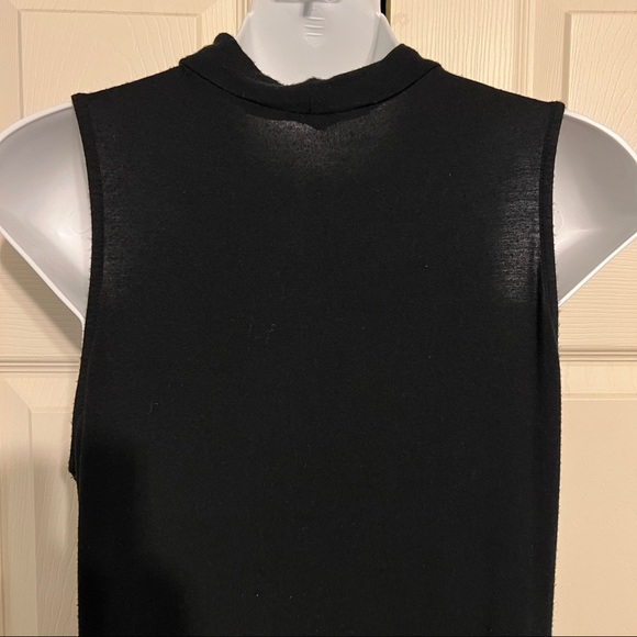Black mock turtleneck midi dress L - Picture 8 of 11